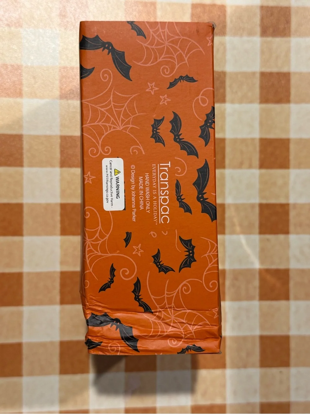 Viral Johanna Parker Pumpkin Jack-O'-Lantern Salt & Pepper Shaker Set - Orange